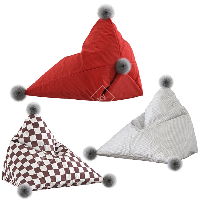 ElevenTide Pillow Pouf: 3D Model 3D model image 6