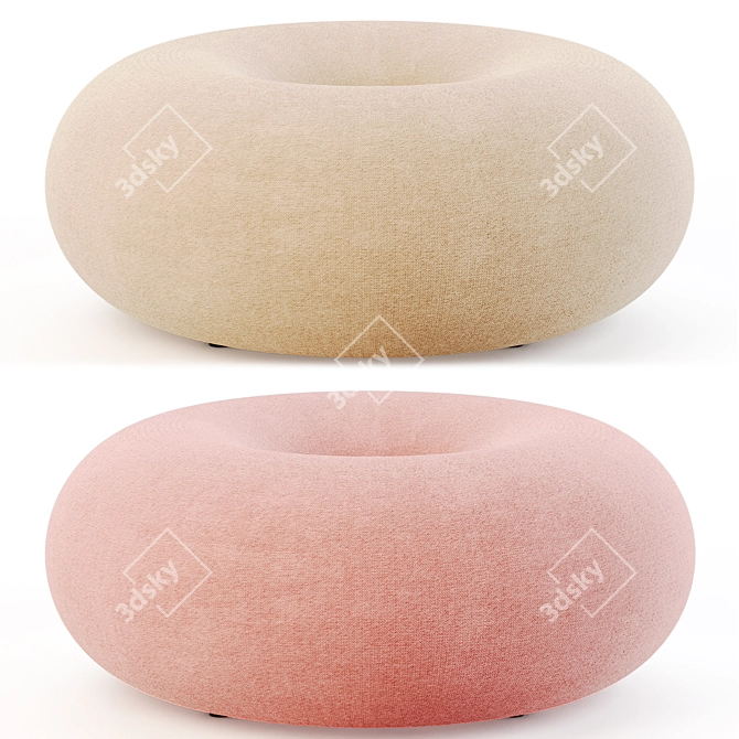 Boa Donut Pouf by Sabine 3D model image 3