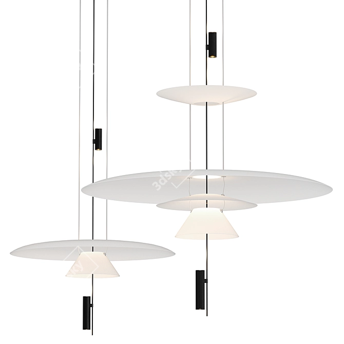 Elegant Modern Skylar Sculpture 3D model image 1