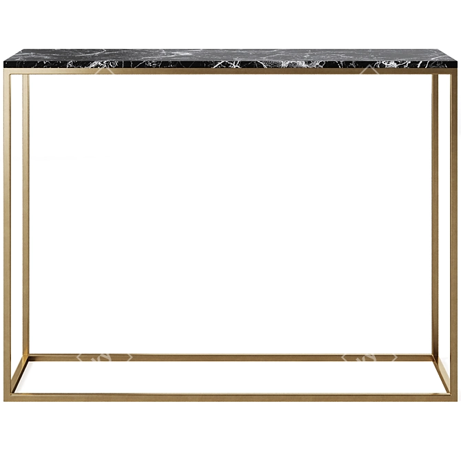 Elegant Console Set by Cazarina 3D model image 3