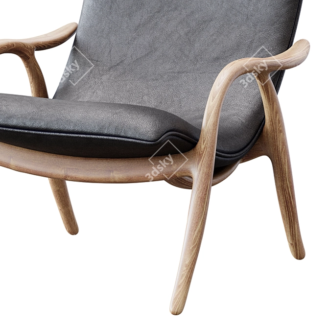 Modern Scandinavian FH429 Chair Design 3D model image 7