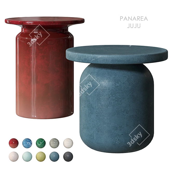 Modern Ceramic Coffee Table PANAREA 3D model image 5