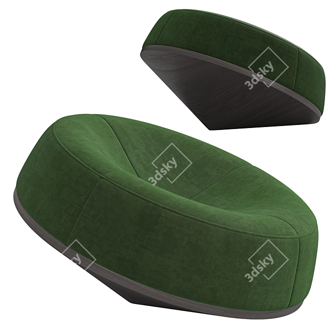 Contemporary Spin Chair by BBB 3D model image 2