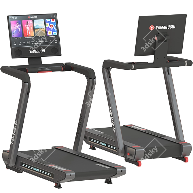 Compact Foldable Yamaguchi MAX PRO 3D model image 1