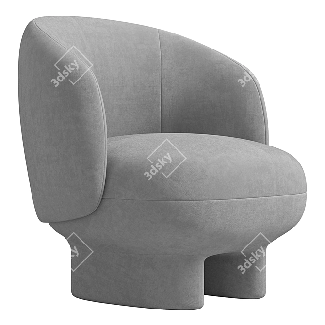  Luxe 2014 Armchair Furniture Paris 3D model image 2