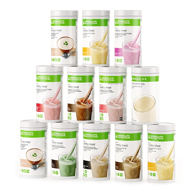 Herbalife Formula 1 Variety Pack 3D model image 2