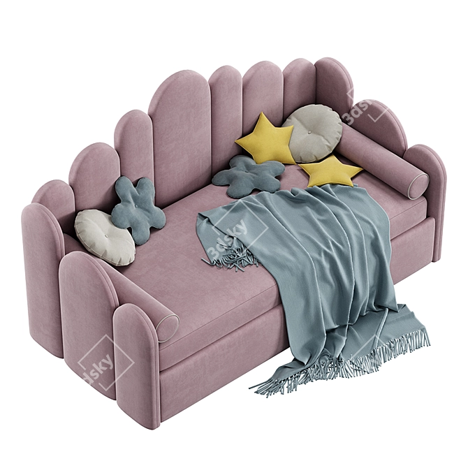 Bambini Kids Bed Frame 3D model image 5