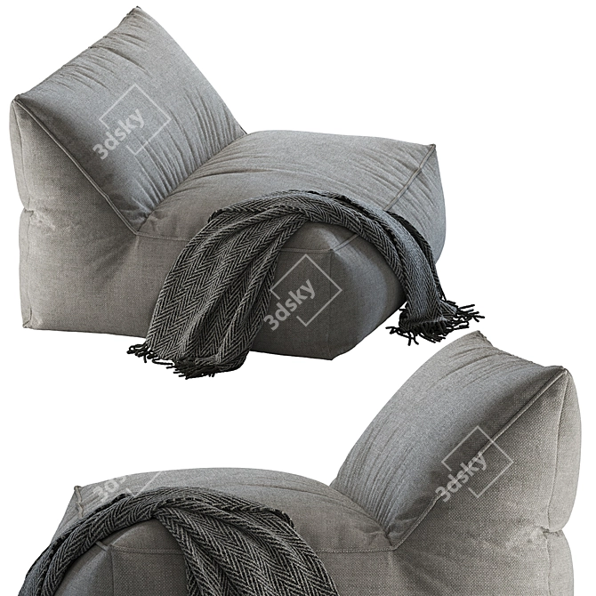 Modern Gart Ginosa Armchair Design 3D model image 2