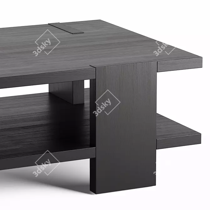 Contemporary Roland Coffee Table Westelm 3D model image 3