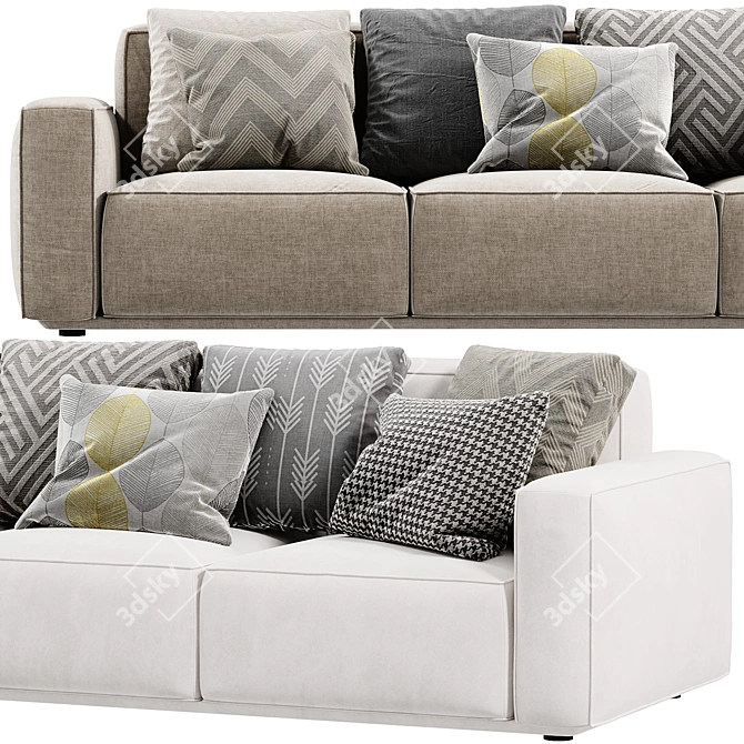 Arflex Marechiaro Modern Sofa 3D Model 3D model image 5