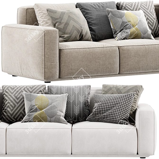 Arflex Marechiaro Modern Sofa 3D Model 3D model image 6