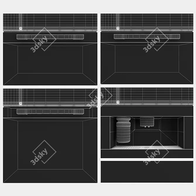 Miele Kitchen Appliance Set 3D model image 4