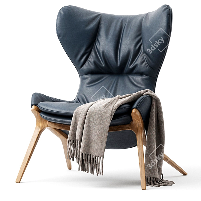 Modern P22 Armchair Cassina 2016 3D model image 4