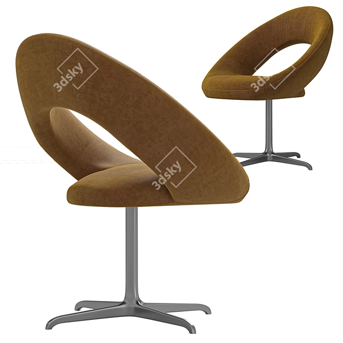 Modern Artifort Nina Chair 3D model image 4