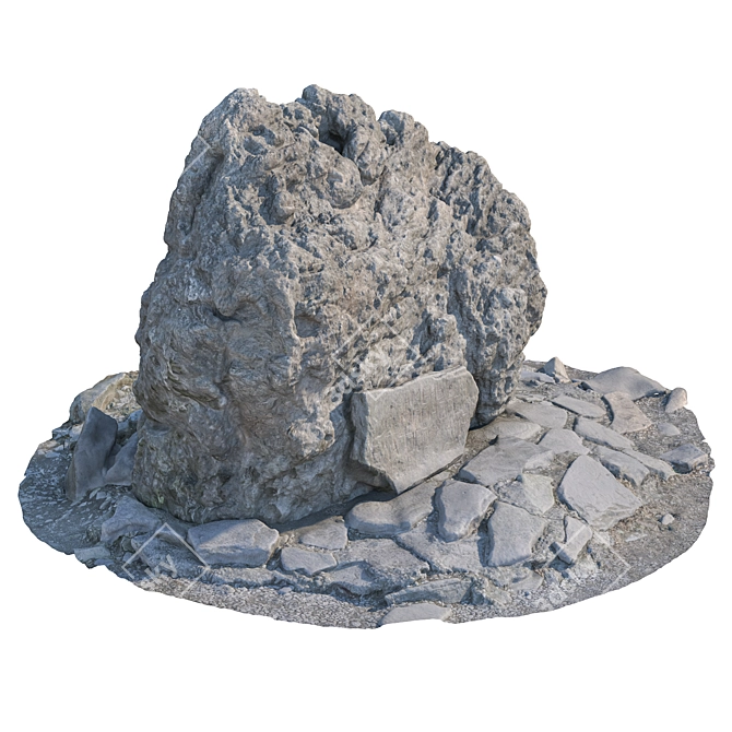 Park & Landscape Rock Kit 3D model image 1