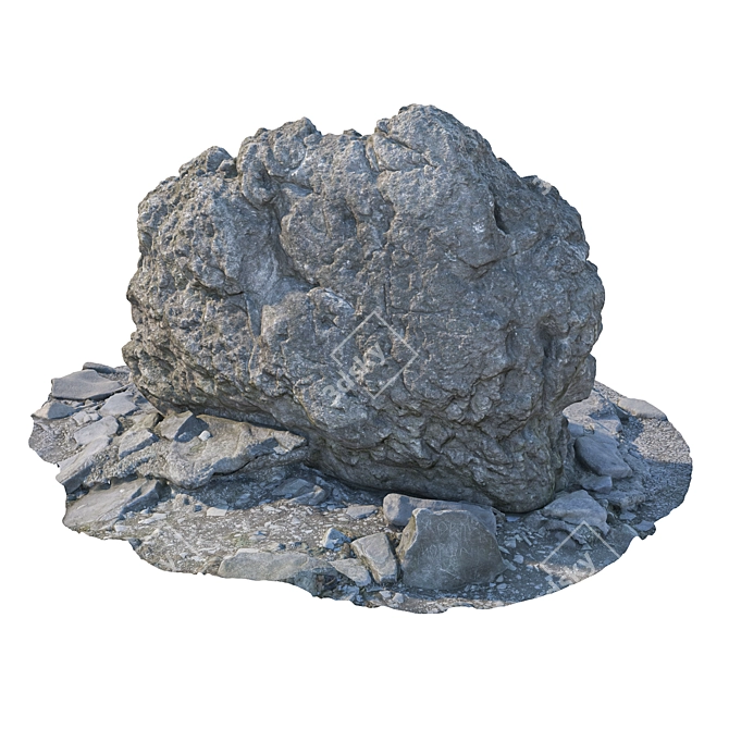 Park & Landscape Rock Kit 3D model image 3