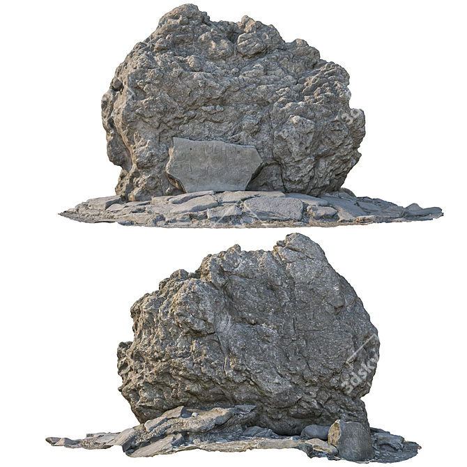 Park & Landscape Rock Kit 3D model image 4