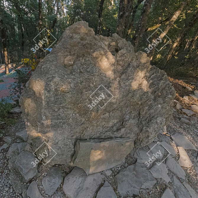 Park & Landscape Rock Kit 3D model image 7