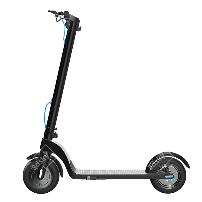 Blaupunkt ESC808 Electric Scooter Model 3D model image 2