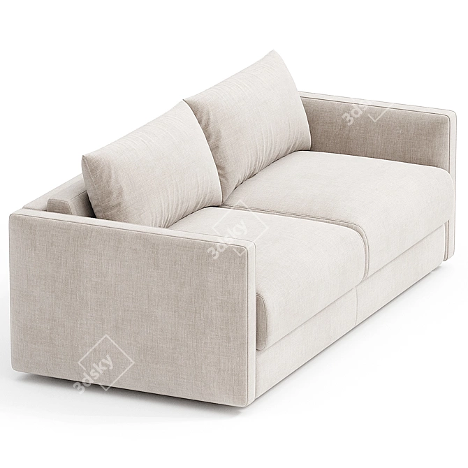 Luxury Modern Beaumont Sofa Set 3D model image 2