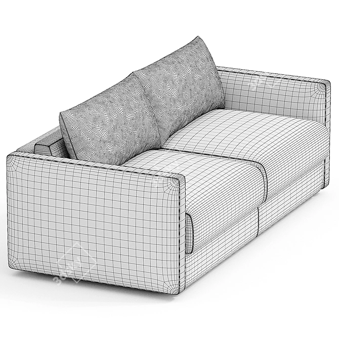 Luxury Modern Beaumont Sofa Set 3D model image 3