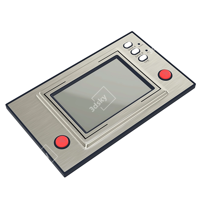 High-Res Electronic Game Model 3D model image 1