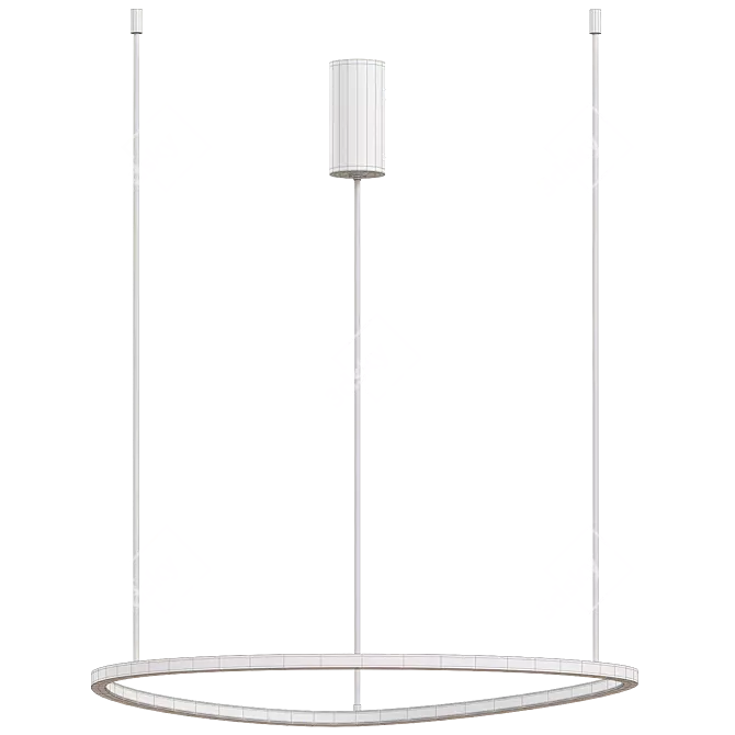 Modern Pendant Light Fixture Glint 3D model image 5