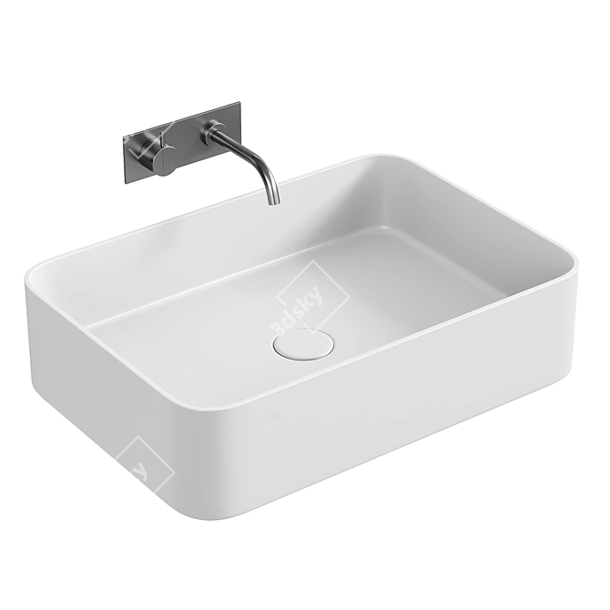 Scandinavian Design Stockholm Washbasins 3D model image 3