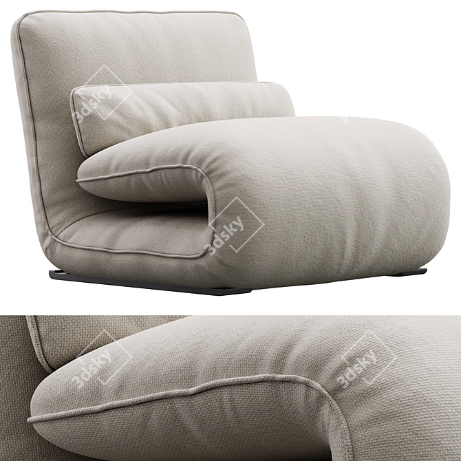 Modern Modular Tattomi Furniture Set 3D model image 1
