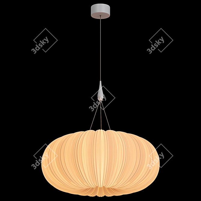 Elegant ANGELO Chandelier Light Fixture 3D model image 1