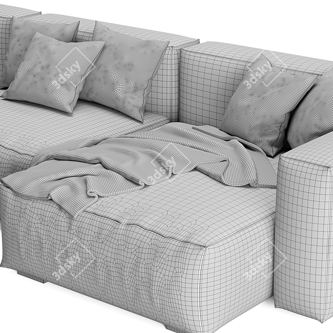 Contemporary Mags Soft 3-Seat Sofa 3D model image 5
