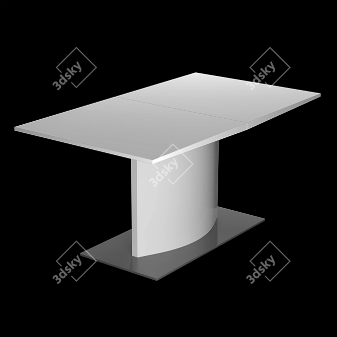 Dupen Bruce M Dining Table 3D model image 1