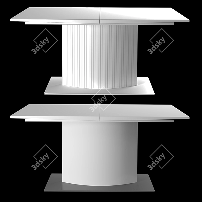 Dupen Bruce M Dining Table 3D model image 2