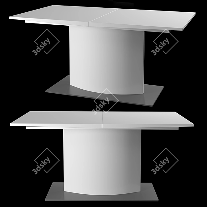 Dupen Bruce M Dining Table 3D model image 3