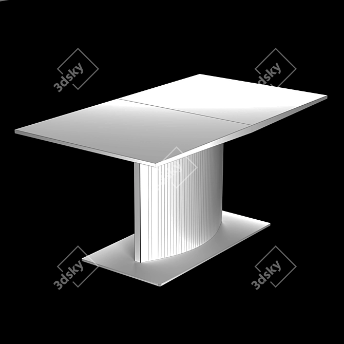 Dupen Bruce M Dining Table 3D model image 4