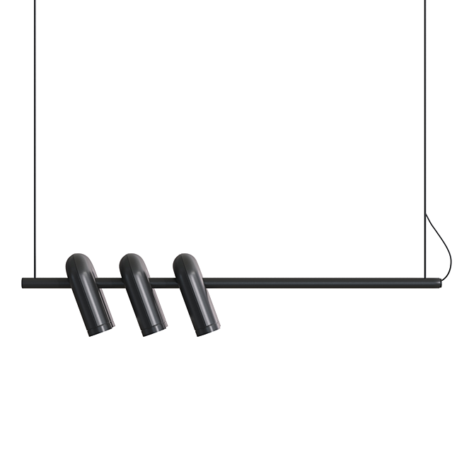 Sleek Fanny Long Design Lamp 3D model image 1