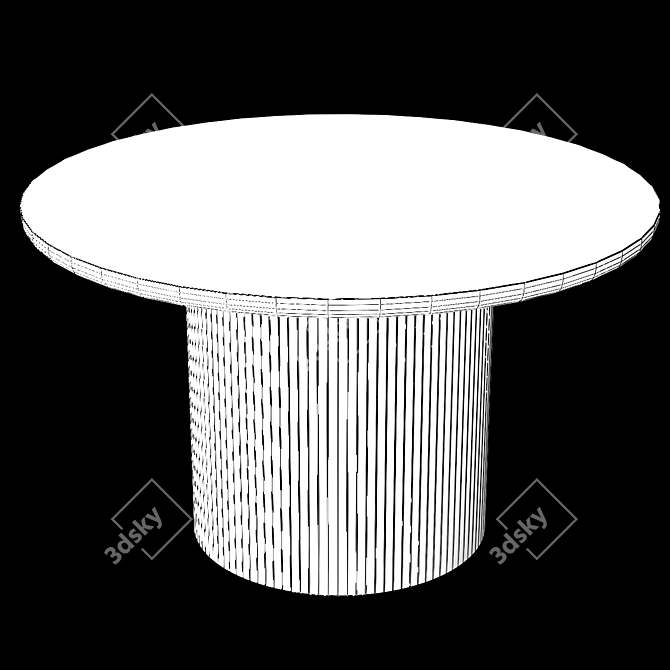 Modern Moon Dining Table 2021 3D model image 4