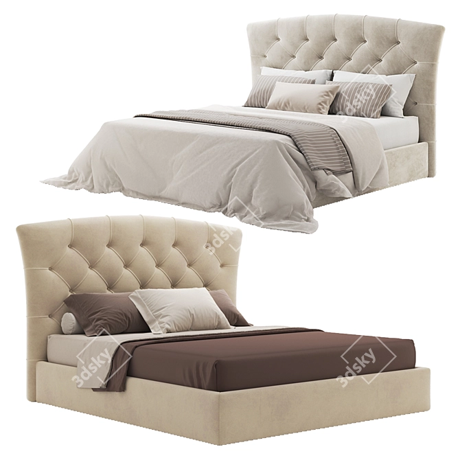 Telis Bed - Set of 2 3D model image 2