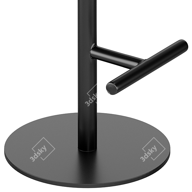 Modern Bar Stool "TABOU" 750mm 3D model image 3