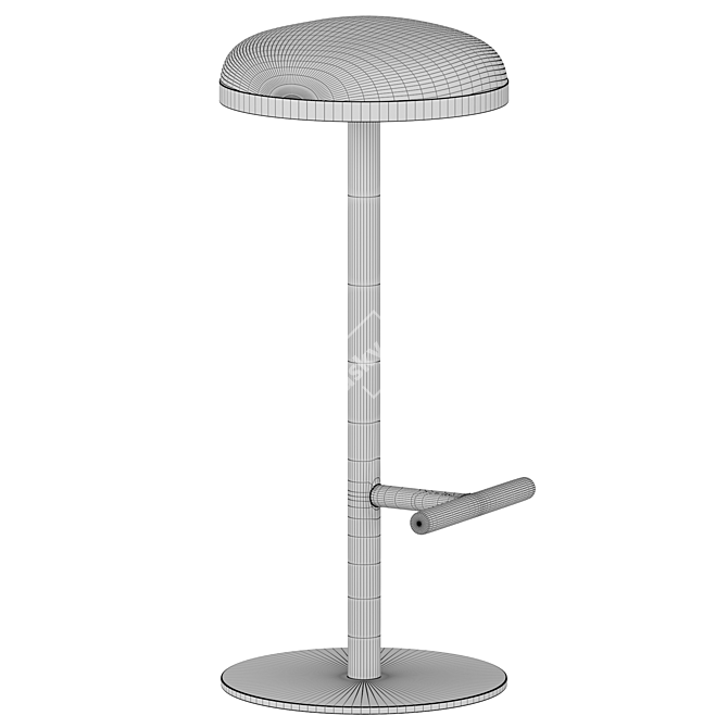 Modern Bar Stool "TABOU" 750mm 3D model image 4