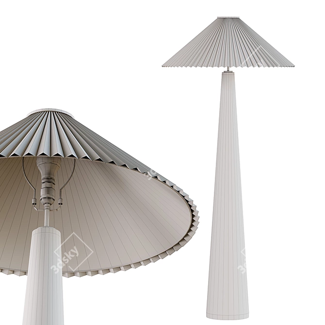 Nora Floor Lamp: Modern Elegance 3D model image 3