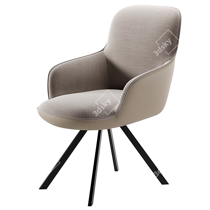 ROLF BENZ Chair 3D Model 3D model image 1