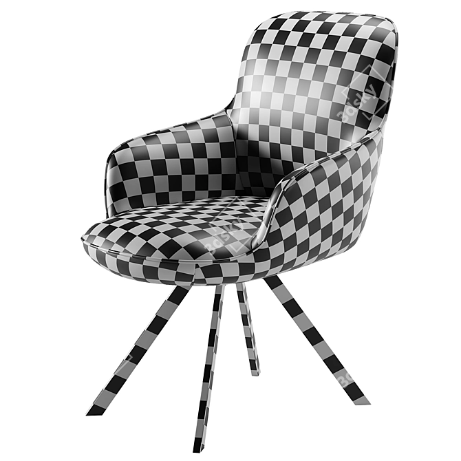 ROLF BENZ Chair 3D Model 3D model image 3