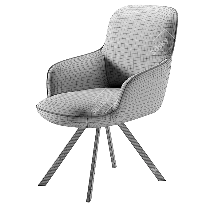 ROLF BENZ Chair 3D Model 3D model image 4