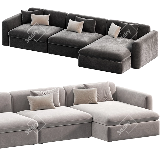  Luxe Botero Sofa by Casamilano 3D model image 3