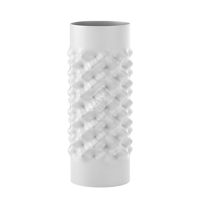 Rosenthal Vibrations Porcelain Weiss Vase 3D model image 2