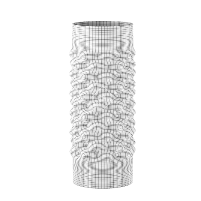Rosenthal Vibrations Porcelain Weiss Vase 3D model image 5