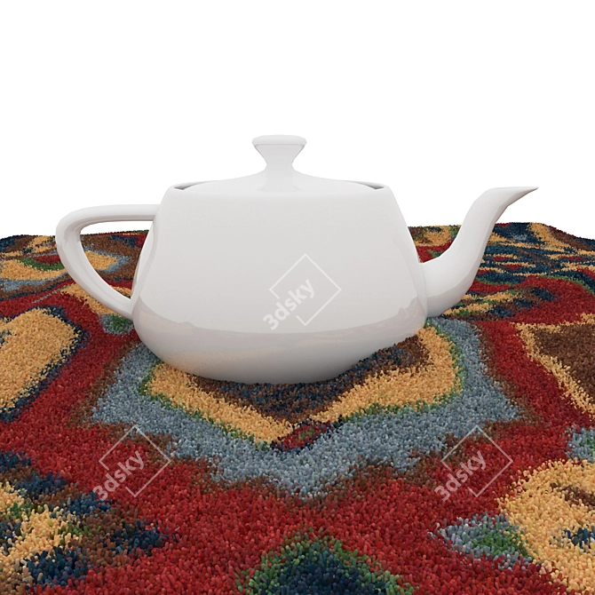 Versatile 3D Carpet Set 3D model image 6