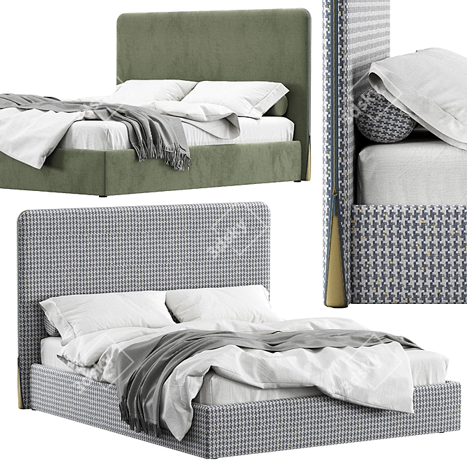 Manifesto ZIPP 160 Bed 3D model image 1