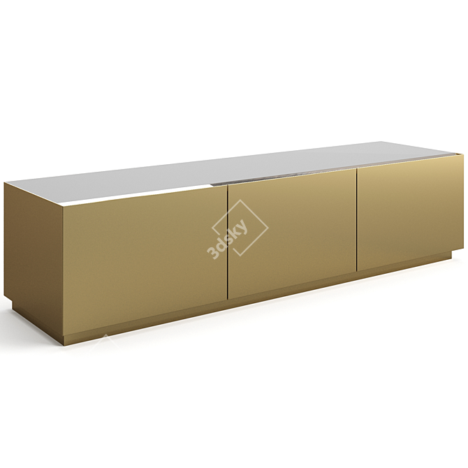 Elegant Visionnaire Gareth Chest Drawers 3D model image 2